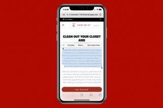 Image for How to Save Text in a Quick Note on iPhone