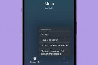 Image for How to Create Custom Quick Responses to Respond to Phone Calls on iPhone