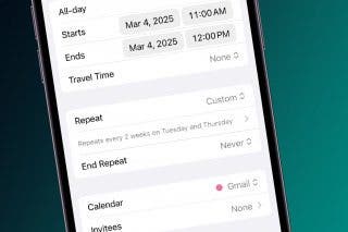 Image for How to Add Recurring Events to iPhone Calendar