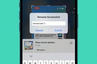 Image for How to Rename Screenshots on iPhone