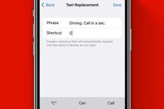 Image for How to Send a Quick Message with Texting Shortcuts on iPhone