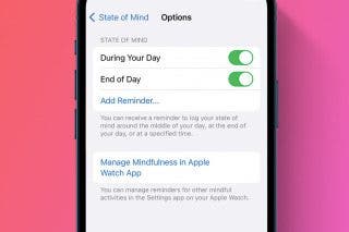 Image for Turn Off State of Mind Reminders on iPhone