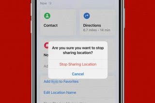 Image for How to Stop Sharing Location on iPhone