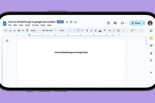 Image for How to Add Strikethrough Text in Google Docs