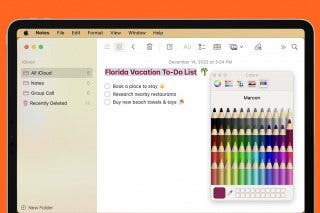 Image for Easily Change Text Colors in Your Mac Notes App