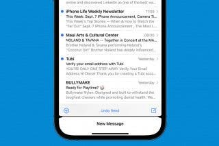 Image for How to Pull Back an Email on iPhone After You've Sent It