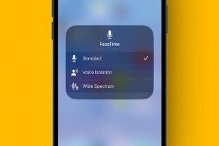 Image for Voice Isolation on iPhone Cuts Out Background Noise