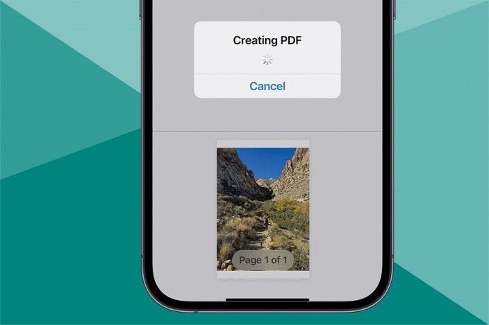 How to Save a Photo as a PDF on Your iPhone for Free