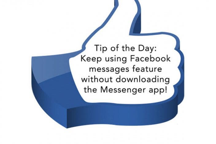 Tip of the Day: View Facebook Messages Without Downloading the Messenger App