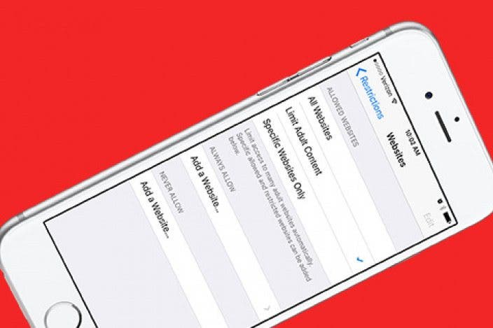 How to Restrict Access to Adult Websites on iPhone or iPad