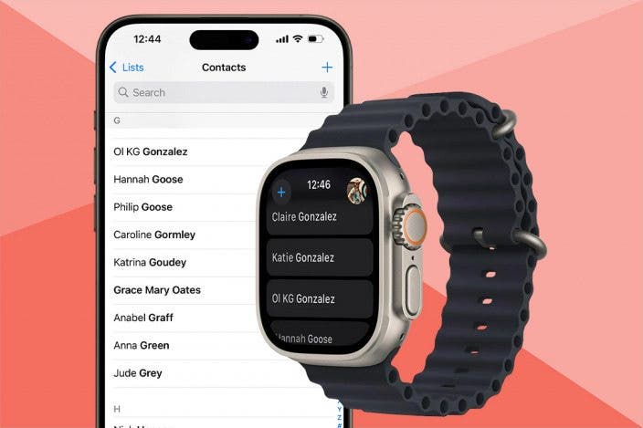 Contacts apple watch online