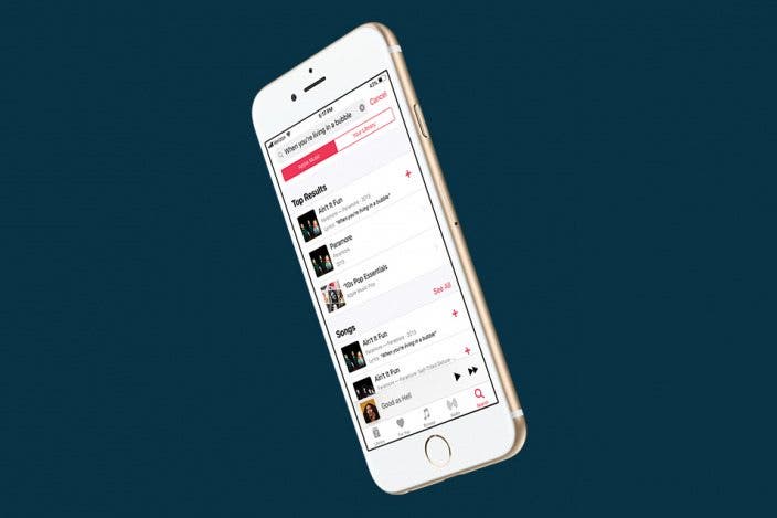 How to Search by Lyrics in Apple Music