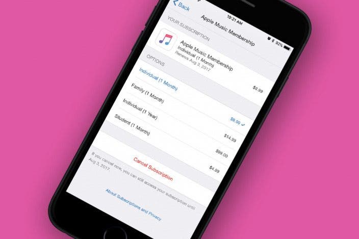 How to Turn off Apple Music Auto Renew (aka Cancel Your Subscription) on iPhone