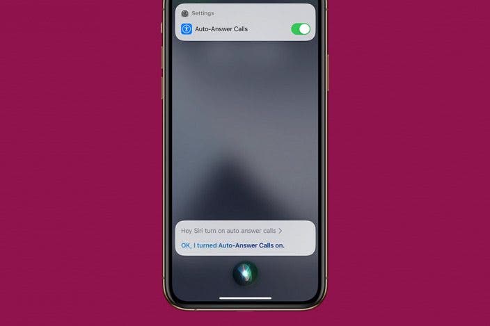 Siri Can Enable Auto Answer iPhone 