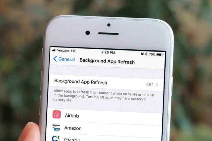 How to Set Background App Refresh to WiFi Only with iOS 11 on iPhone