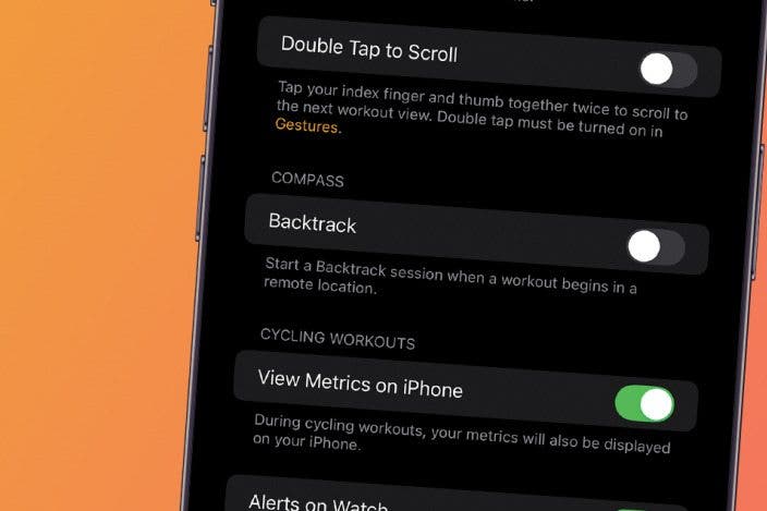 How to Turn Off Compass Backtrack on Apple Watch