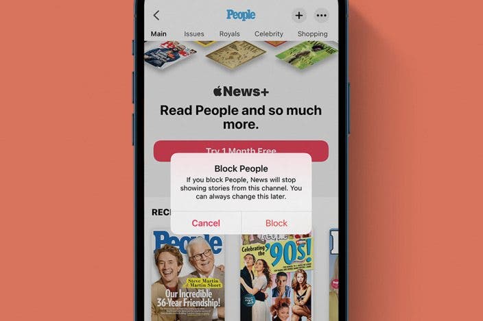 How to Block a Channel in Apple News on iPhone