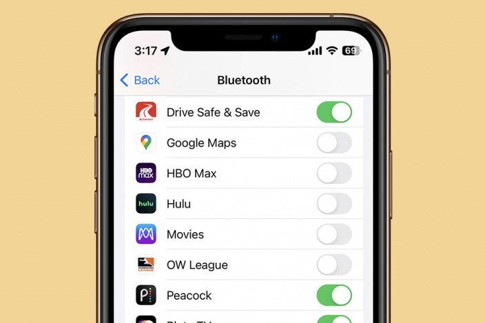 iPhone Bluetooth Settings: How to Block an App's Access