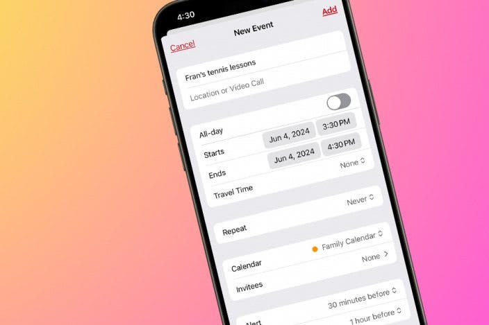 How to Create a Family Calendar on Your iPhone & iPad