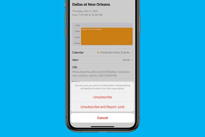 How to Get Rid of iPhone Calendar Spam 