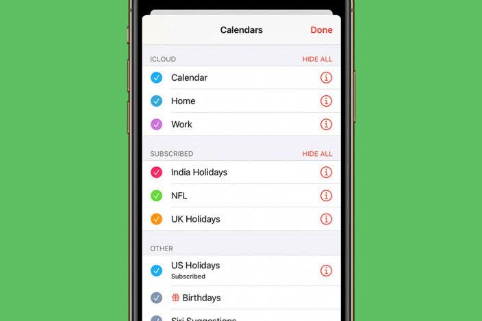 How to Add, Delete & Sync Calendar Subscriptions