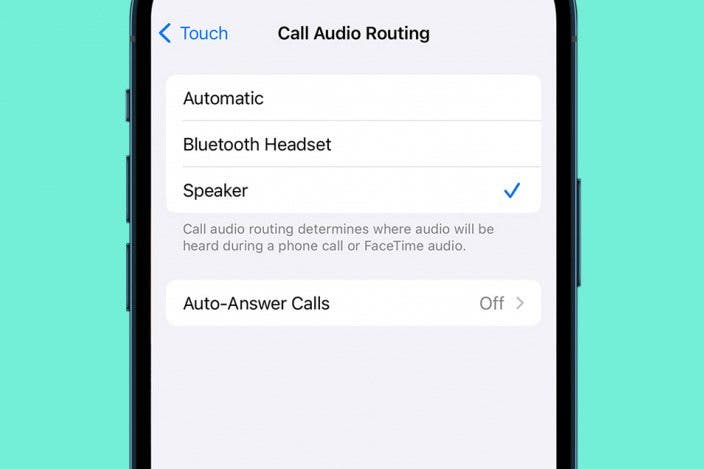 How to Have Calls Automatically Come Through on Speaker