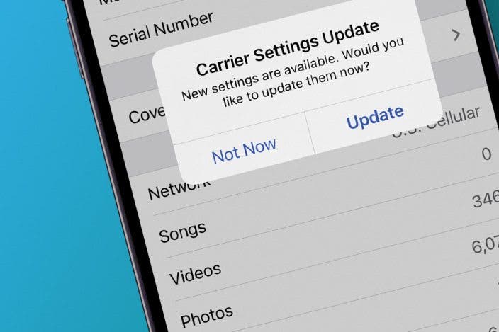 How to Manually Check for Carrier Settings Update on iPhone