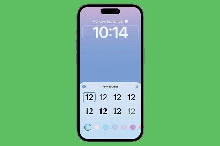 How to Change the Style of the Clock on Your iPhone Lock Screen