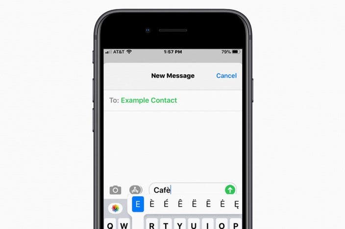 How to Type É & Other Accent Marks on the iPhone Keyboard