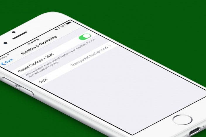 How to Turn On Closed Captions for Media on the iPhone