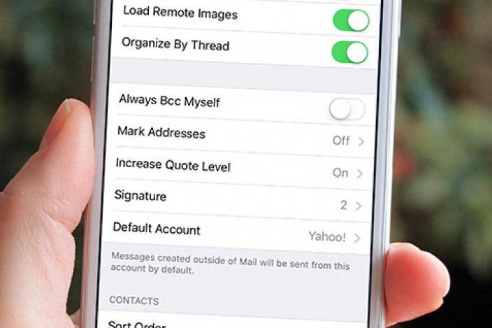 How to Color Code Email Addresses on iPhone