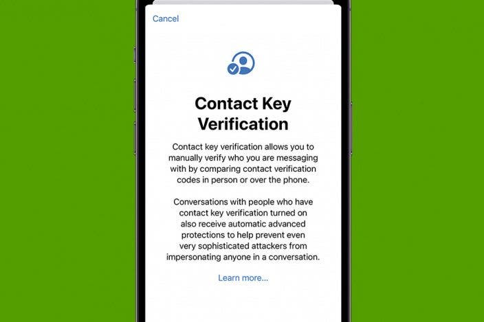 iMessage Contact Key Verification Explained