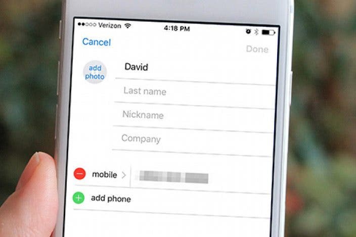 How to Organize Contacts with the Same Name