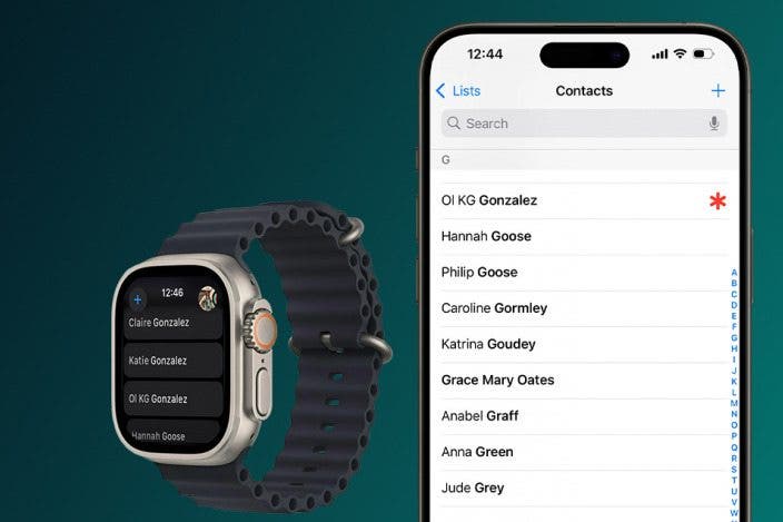 How to Sync Contacts to Apple Watch from iPhone