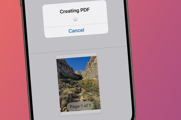 How to Save a Photo as a PDF on Your iPhone for Free