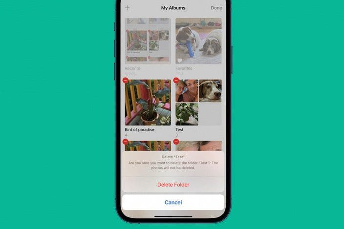 How to Delete Photo Albums on iPhone