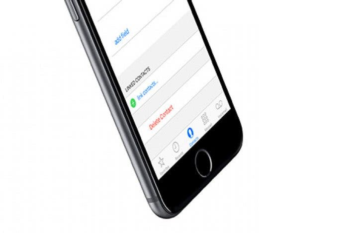 How to Delete a Contact on the iPhone