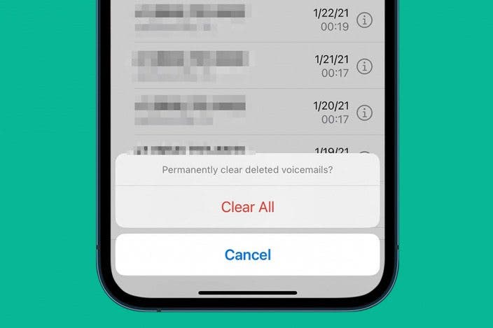 Free Up Storage By Clearing Deleted Voicemails