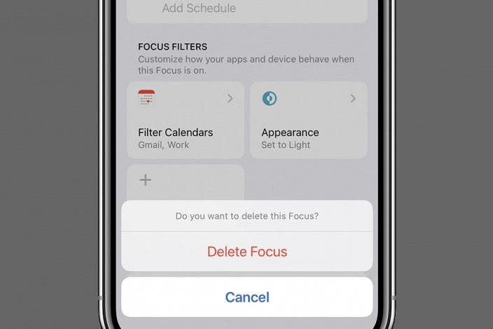 How to Delete a Focus on iPhone in Seconds