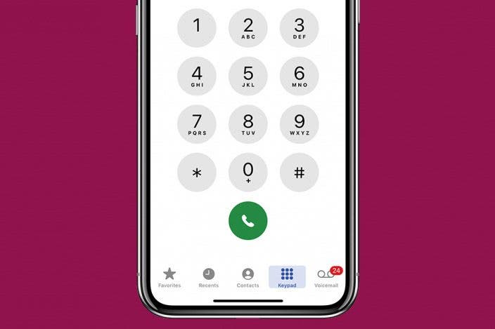 How to Dial Letters on an iPhone