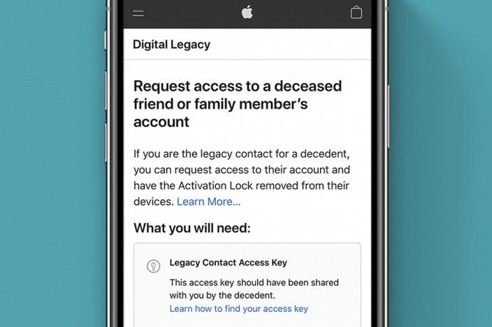 Set Up Your Apple Legacy Contacts