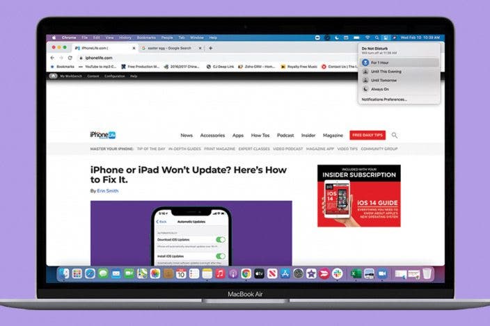 How Do You Turn on Do Not Disturb on Your MacBook?