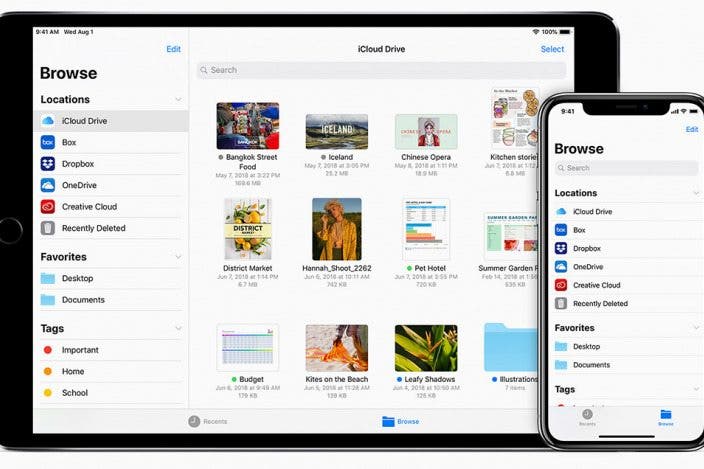 How to Browse Your iCloud Drive Documents in the Files App