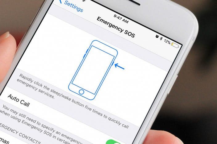 How to Turn on Emergency SOS with iOS 11 on iPhone