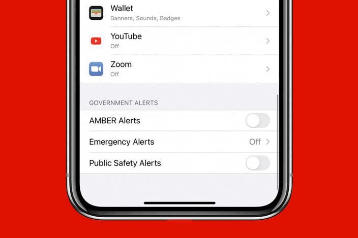 How to Turn Off Emergency Alerts on iPhone