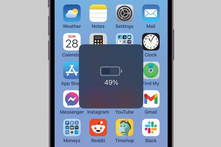 How to Touch to Enlarge Top Screen Icons on iPhone