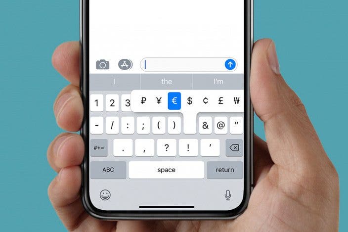 Currency Symbols: How to Type the Euro Symbol on Your iPhone