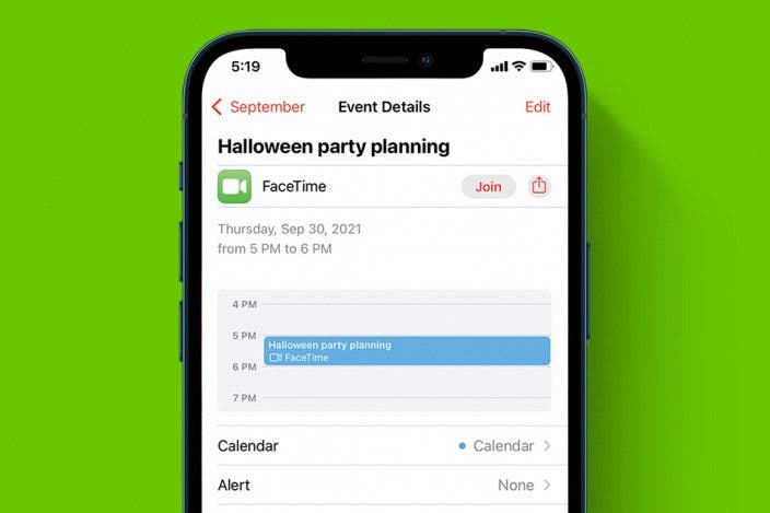 How to Schedule a FaceTime Calendar Invite