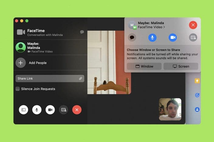 How to FaceTime Screen Share on Mac