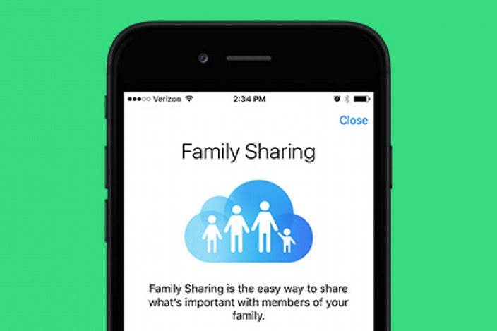 How to Set Up Apple Family Sharing